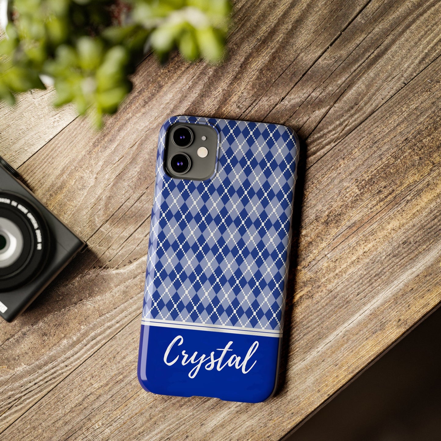 Crystal Personalized Slim Phone Cases