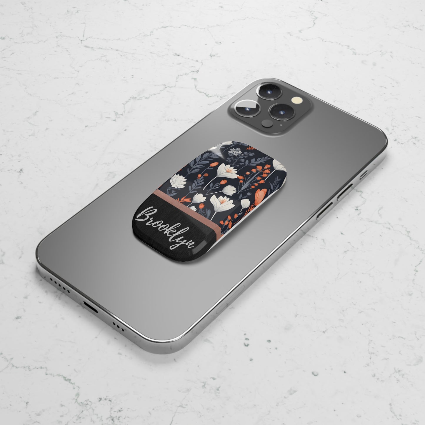 Brookyln Personalized Phone Click-On Grip