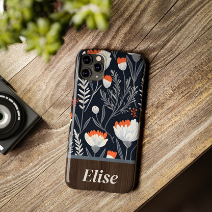 Elise Personalized Slim Phone Cases