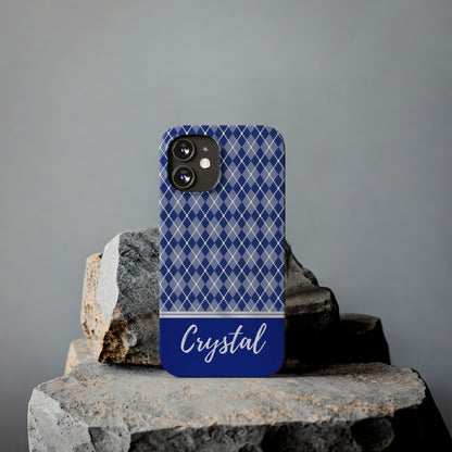 Crystal Personalized Slim Phone Cases