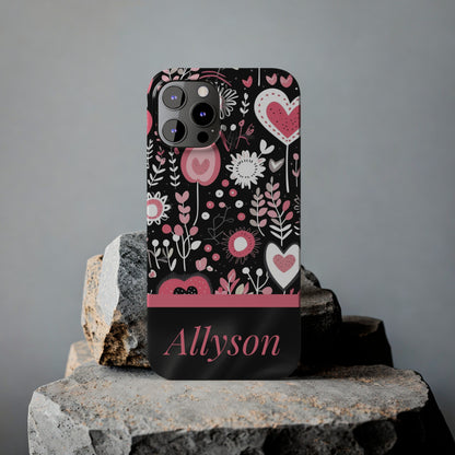 Allyson Personalized Slim Phone Cases