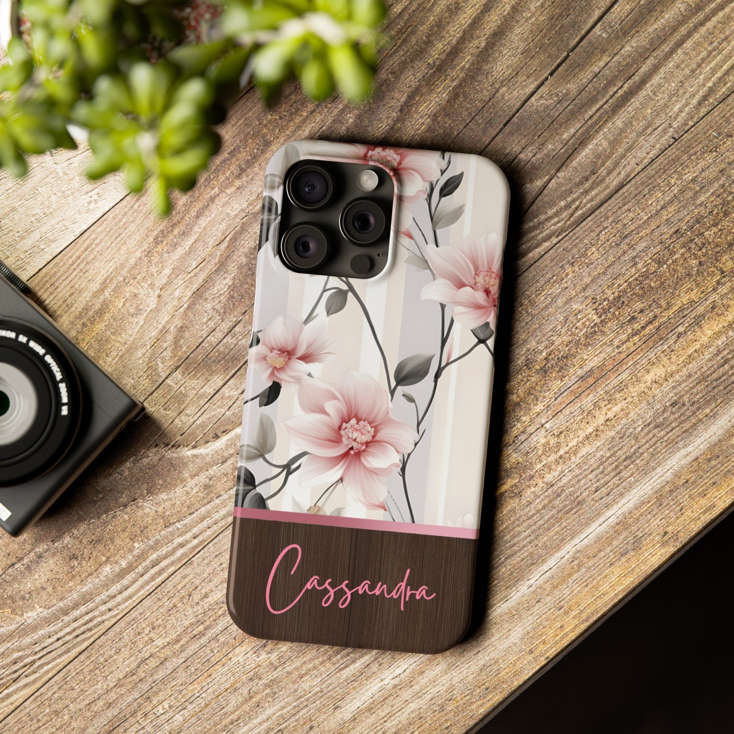 Cassandra Personalized Slim Phone Cases