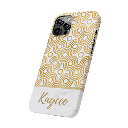 Kaycee Personalized Slim Phone Cases