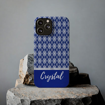 Crystal Personalized Slim Phone Cases