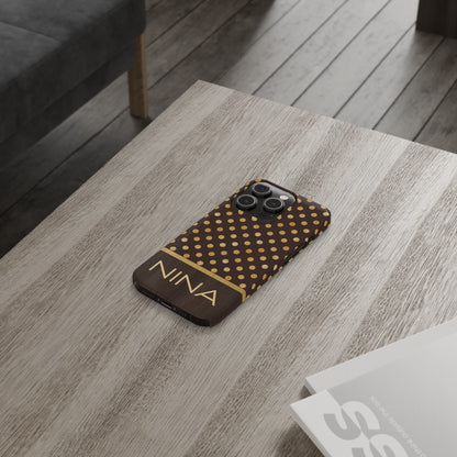 Nina Personalized Slim Phone Cases