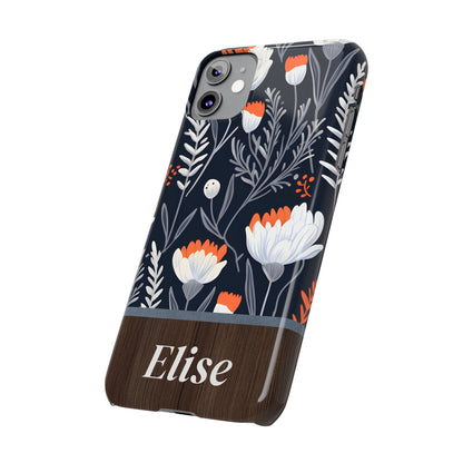 Elise Personalized Slim Phone Cases