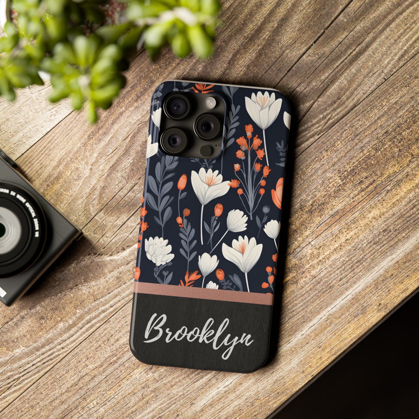 Brooklyn Personalized Slim Phone Cases