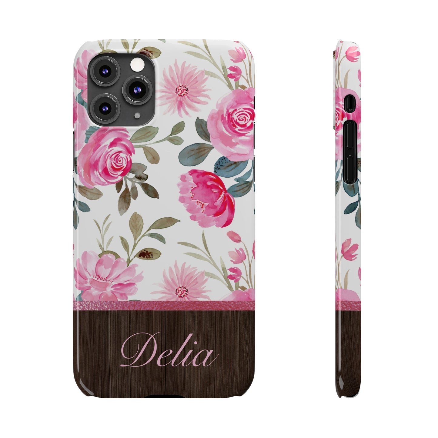 Delia Personalized Slim Phone Cases