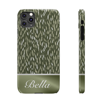 Bella Personalized Slim Phone Cases