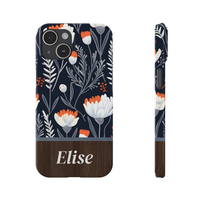 Elise Personalized Slim Phone Cases