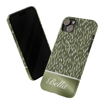 Bella Personalized Slim Phone Cases