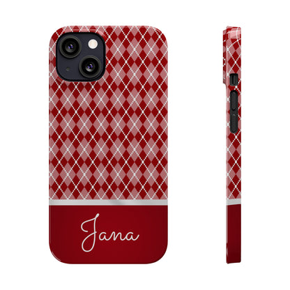 Jana Personalized Slim Phone Cases