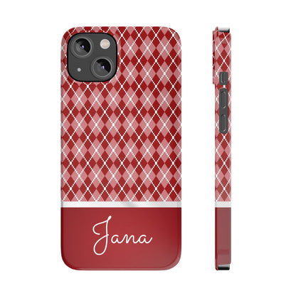 Jana Personalized Slim Phone Cases