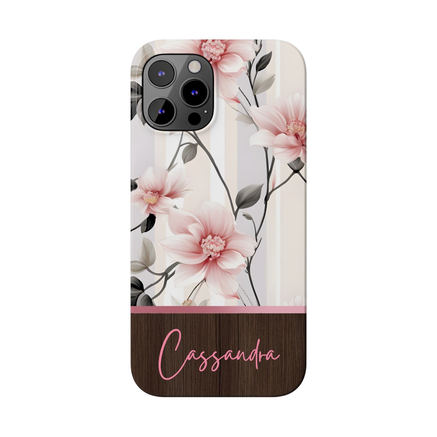 Cassandra Personalized Slim Phone Cases