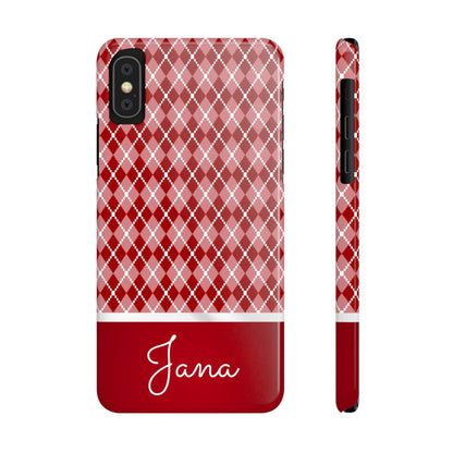 Jana Personalized Slim Phone Cases