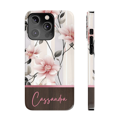 Cassandra Personalized Slim Phone Cases