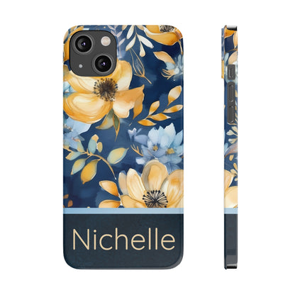 Nichelle Personalized Slim Phone Cases