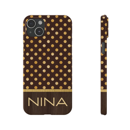 Nina Personalized Slim Phone Cases