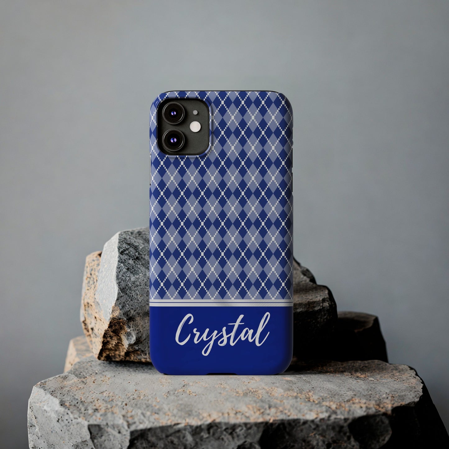 Crystal Personalized Slim Phone Cases