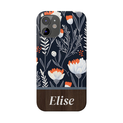 Elise Personalized Slim Phone Cases