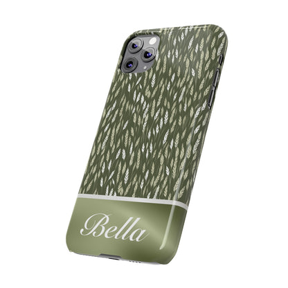 Bella Personalized Slim Phone Cases