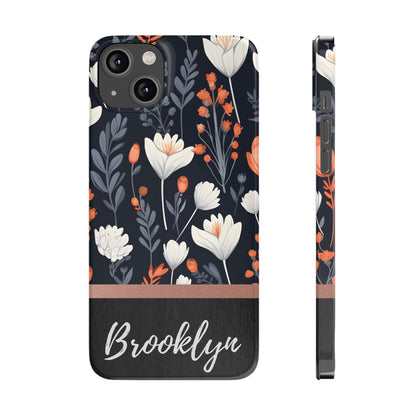 Brooklyn Personalized Slim Phone Cases