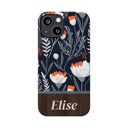 Elise Personalized Slim Phone Cases