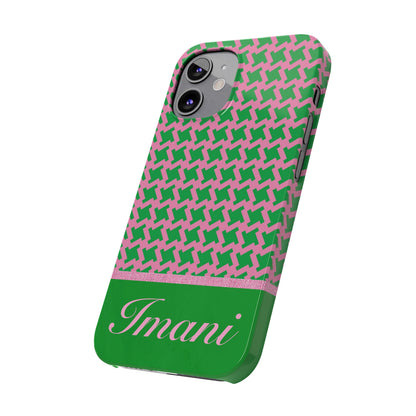 Imani Personalized Slim Phone Cases