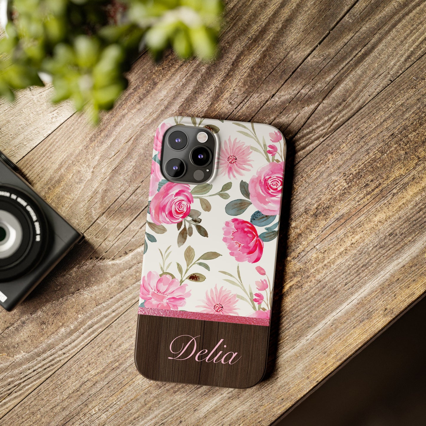 Delia Personalized Slim Phone Cases