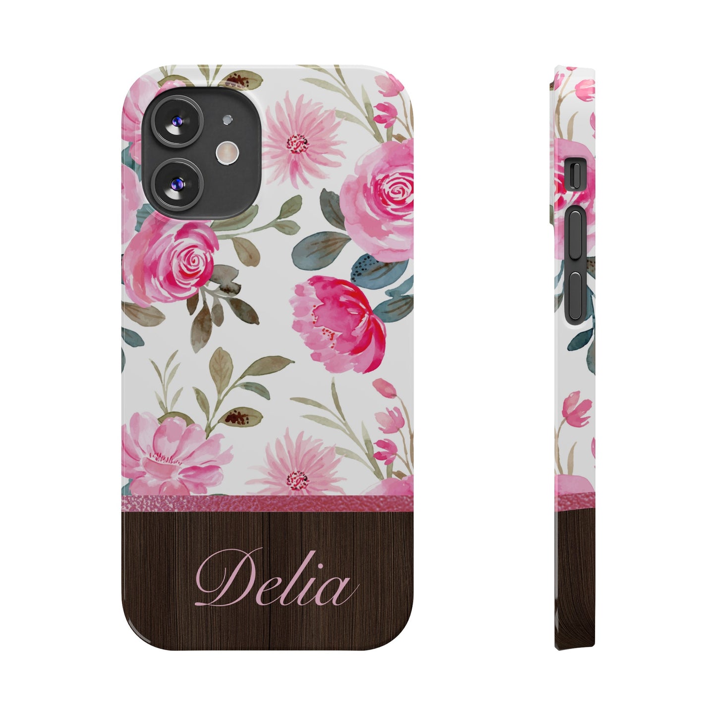 Delia Personalized Slim Phone Cases