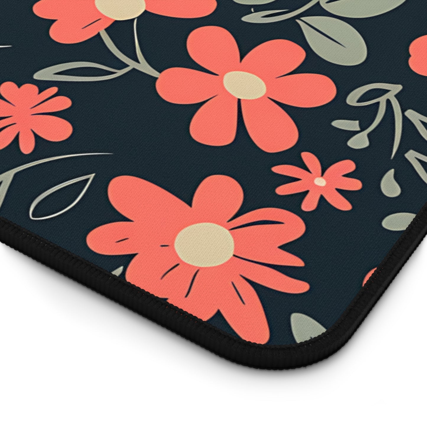 Mom Floral Light Heart Desk Mat