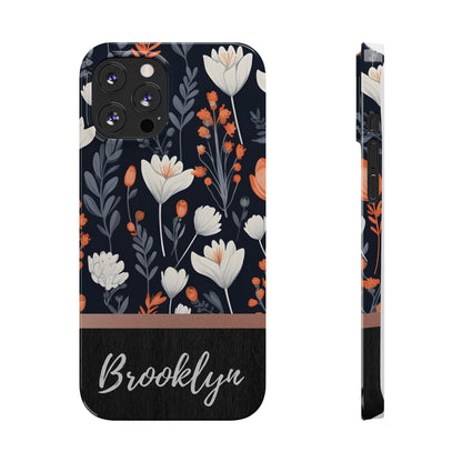 Brooklyn Personalized Slim Phone Cases