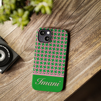 Imani Personalized Slim Phone Cases