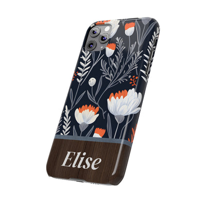 Elise Personalized Slim Phone Cases