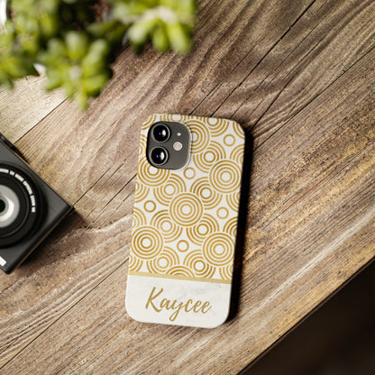 Kaycee Personalized Slim Phone Cases