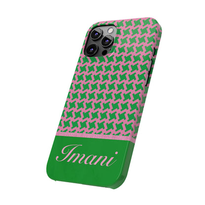 Imani Personalized Slim Phone Cases