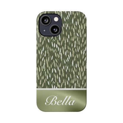 Bella Personalized Slim Phone Cases