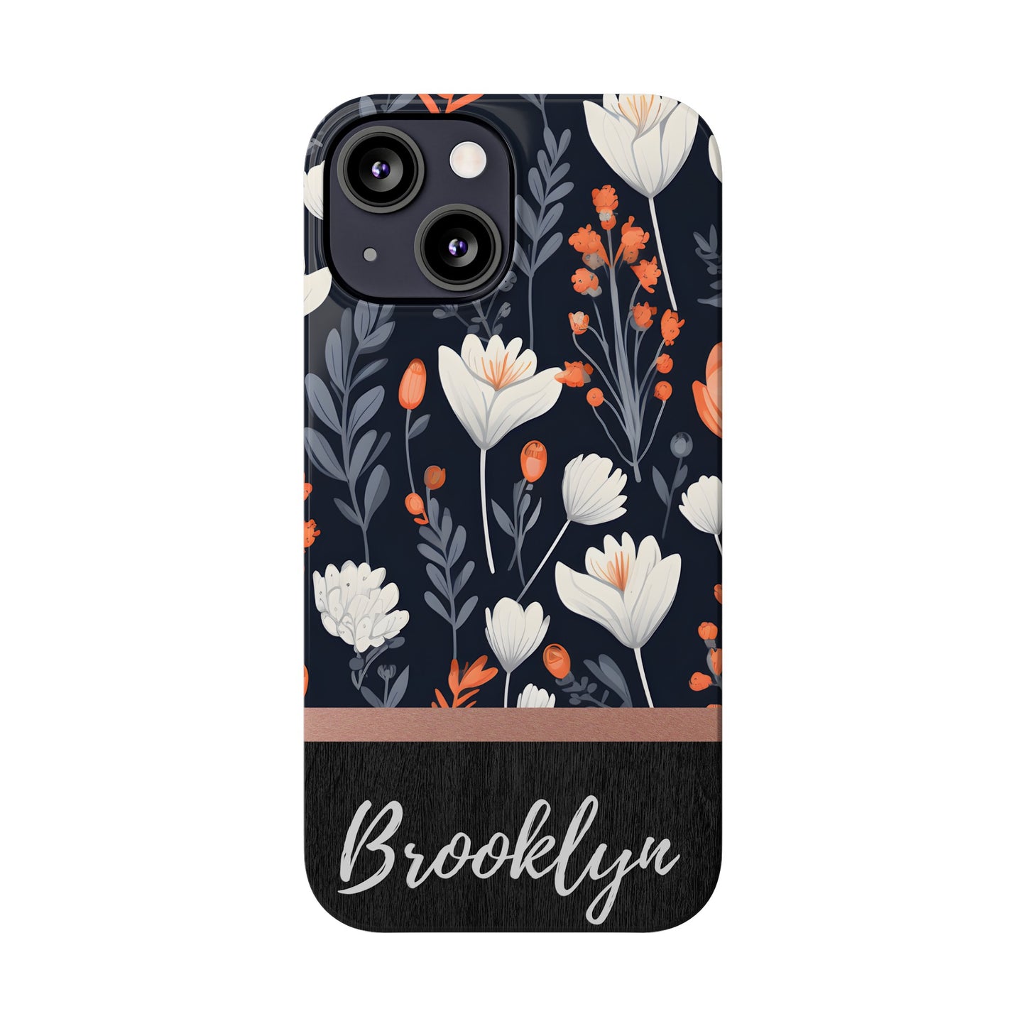 Brooklyn Personalized Slim Phone Cases