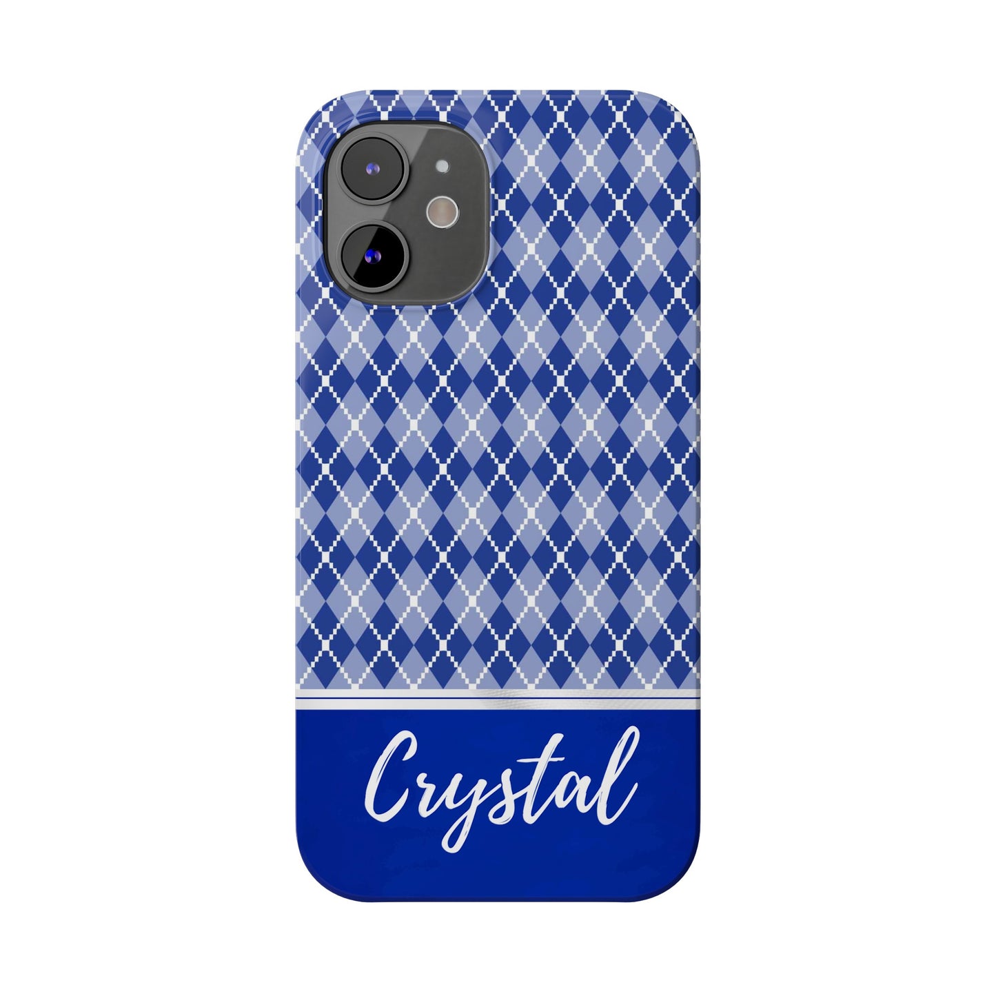 Crystal Personalized Slim Phone Cases