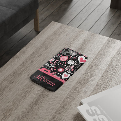 Allyson Personalized Slim Phone Cases