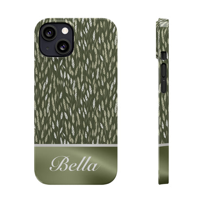 Bella Personalized Slim Phone Cases