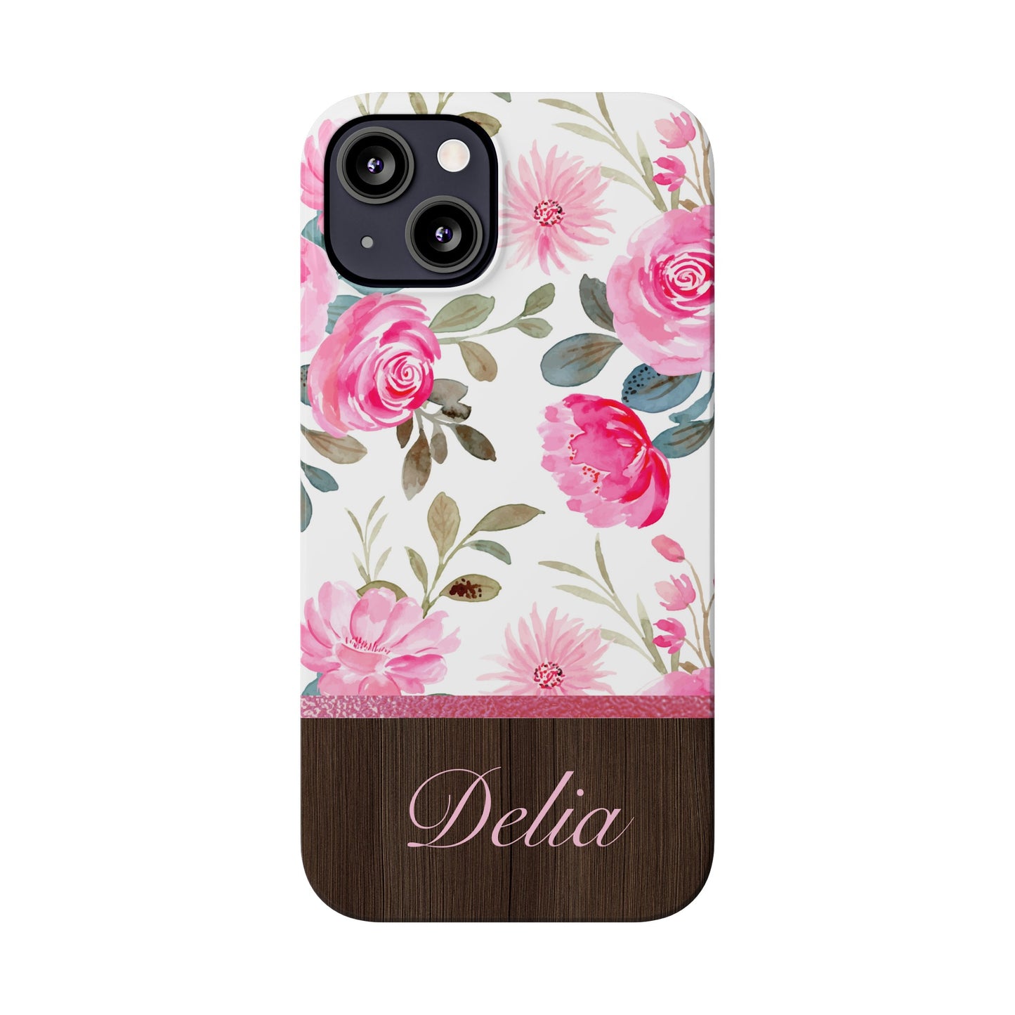 Delia Personalized Slim Phone Cases