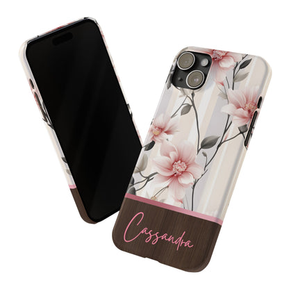 Cassandra Personalized Slim Phone Cases