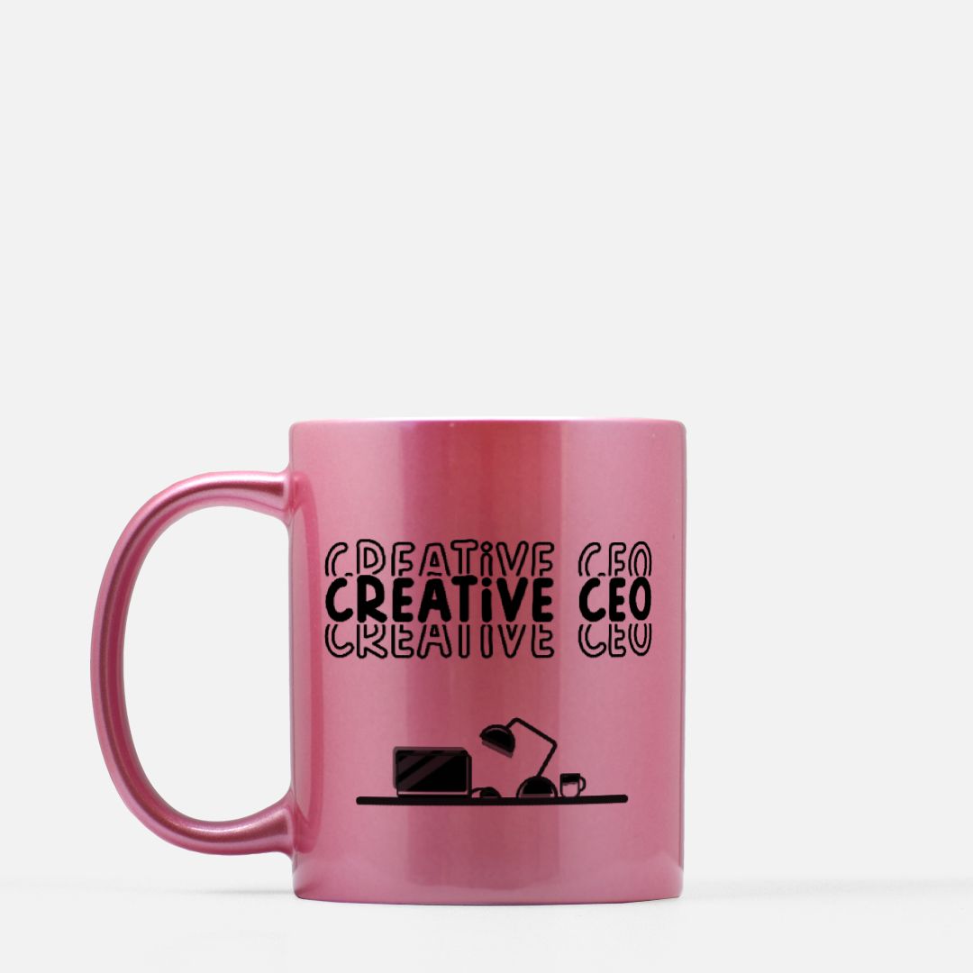 Creative CEO Mug 11oz. (Pink)