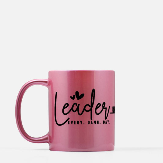 Leader Mug 11oz. (Pink)