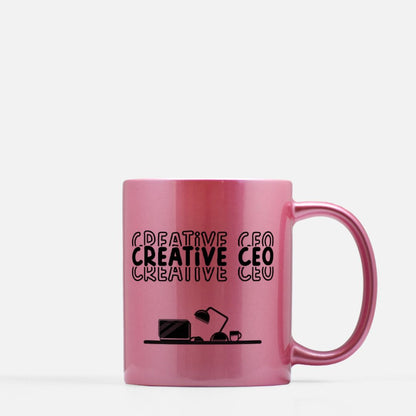 Creative CEO Mug 11oz. (Pink)