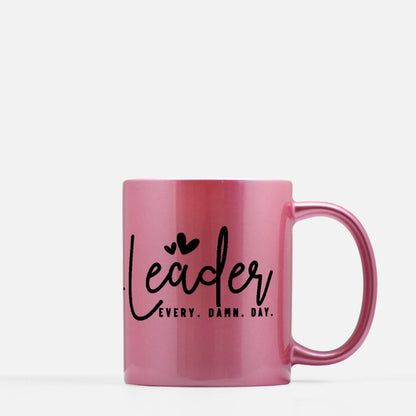 Leader Mug 11oz. (Pink)