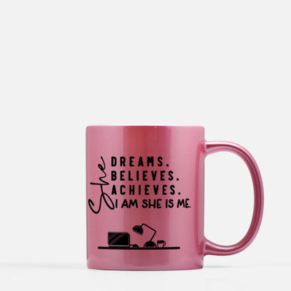 I am She Mug 11oz. (Pink)