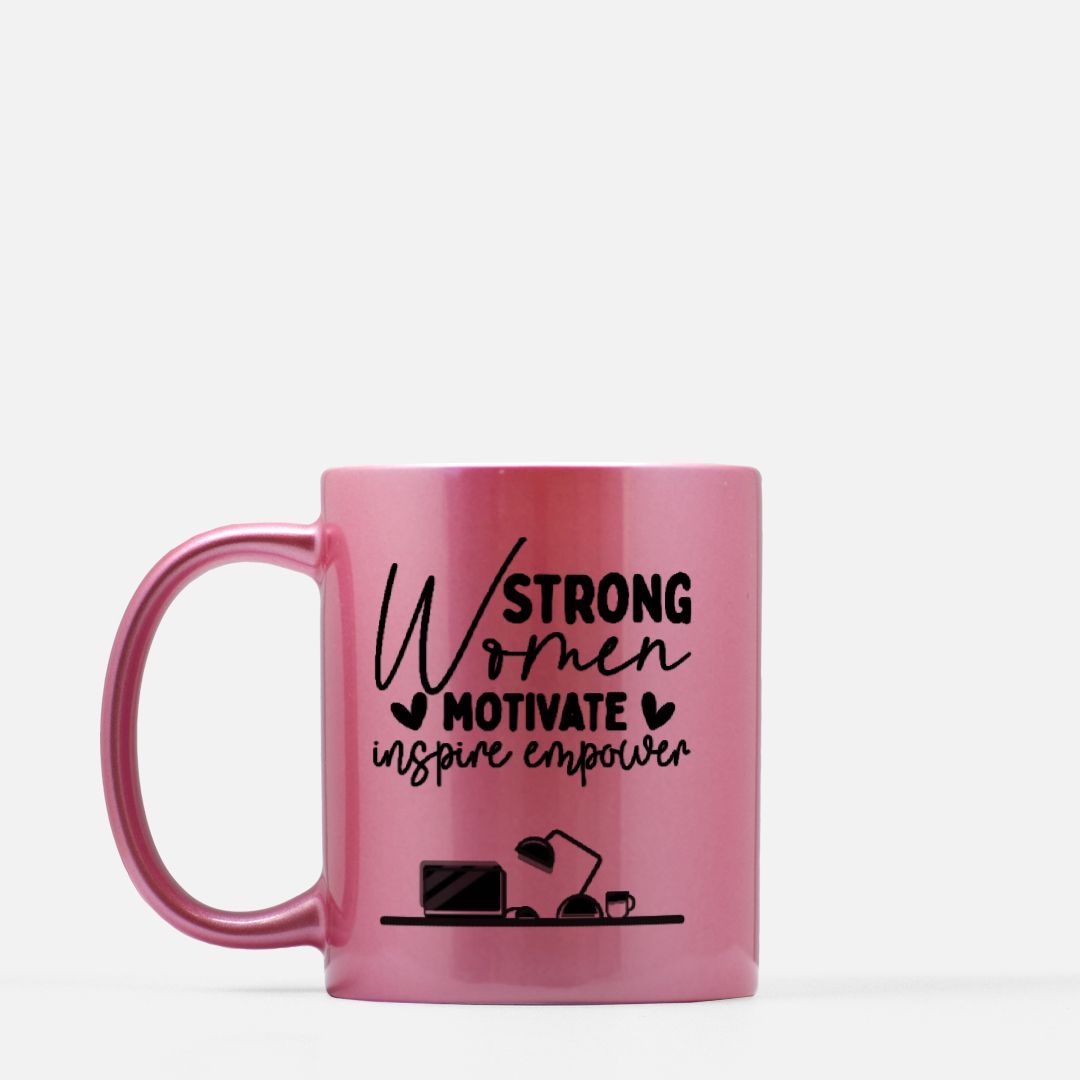 Strong Women Mug 11oz. (Pink)